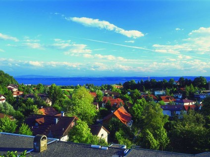 Daisendorf mit Blick auf den Bodensee