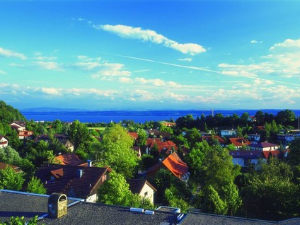 Daisendorf mit Blick auf den Bodensee